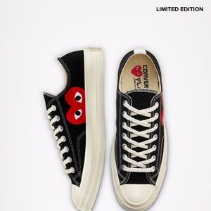Limited edition Converse x PLAY Comme des Garçons Chuck 70
